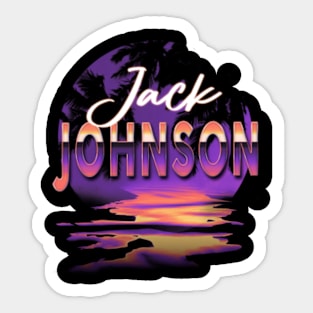 Thanksgiving Name Jack Vintage Styles Purple 70s 80s 90s Sticker